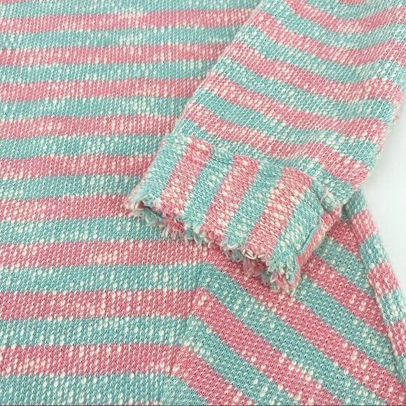 Soft Surroundings Marina Pullover Tunic Medium Raw edge Beach Vacation - Picture 6 of 10